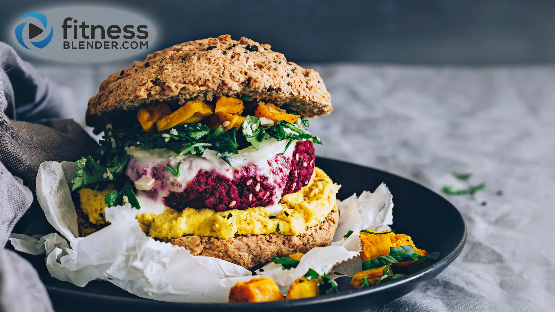 Nutrition Powerhouse Beet Veggie Burger  Fitness Blender