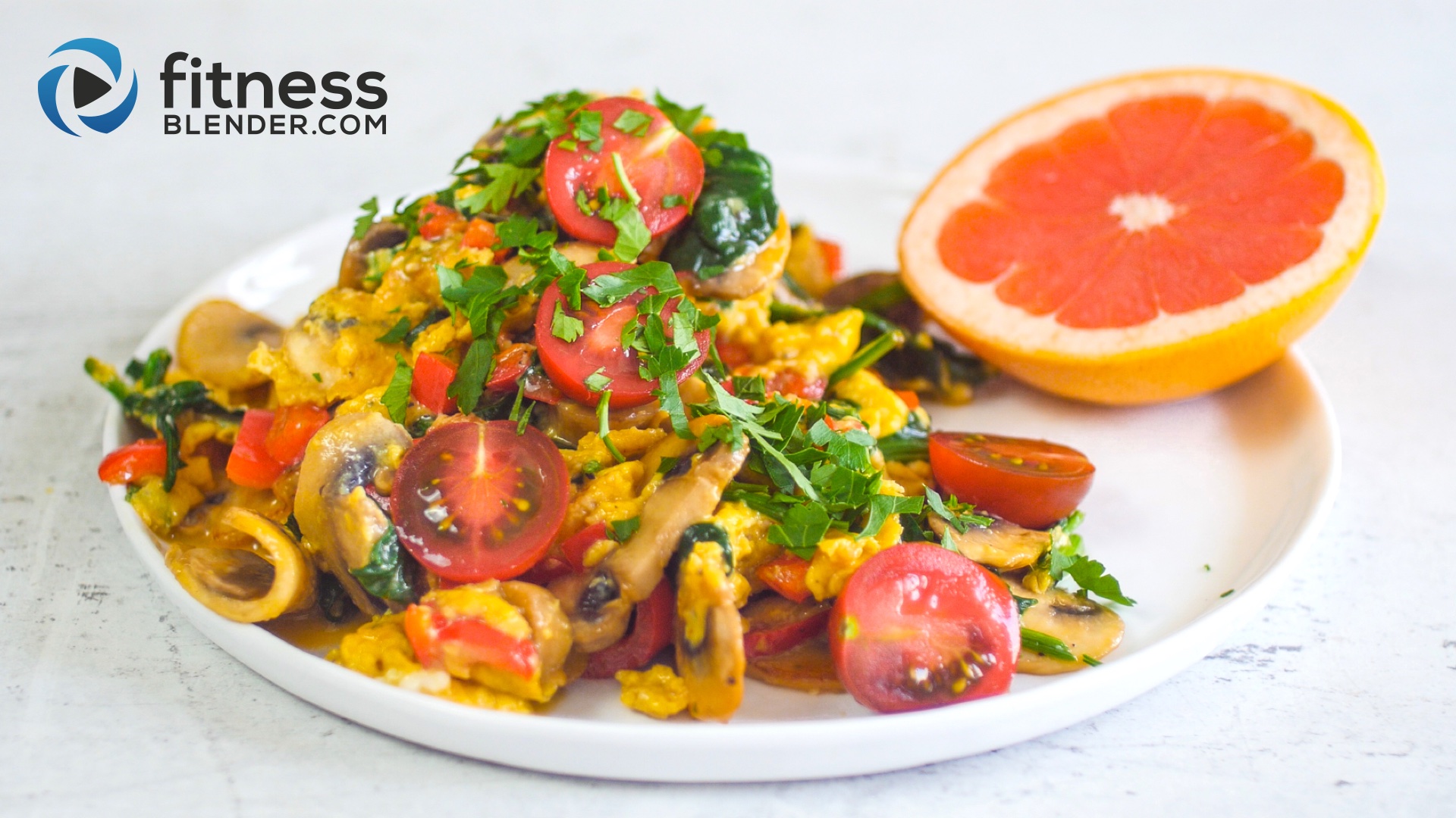 Quick & easy breakfast ideas Veggie scramble Fitness Blender