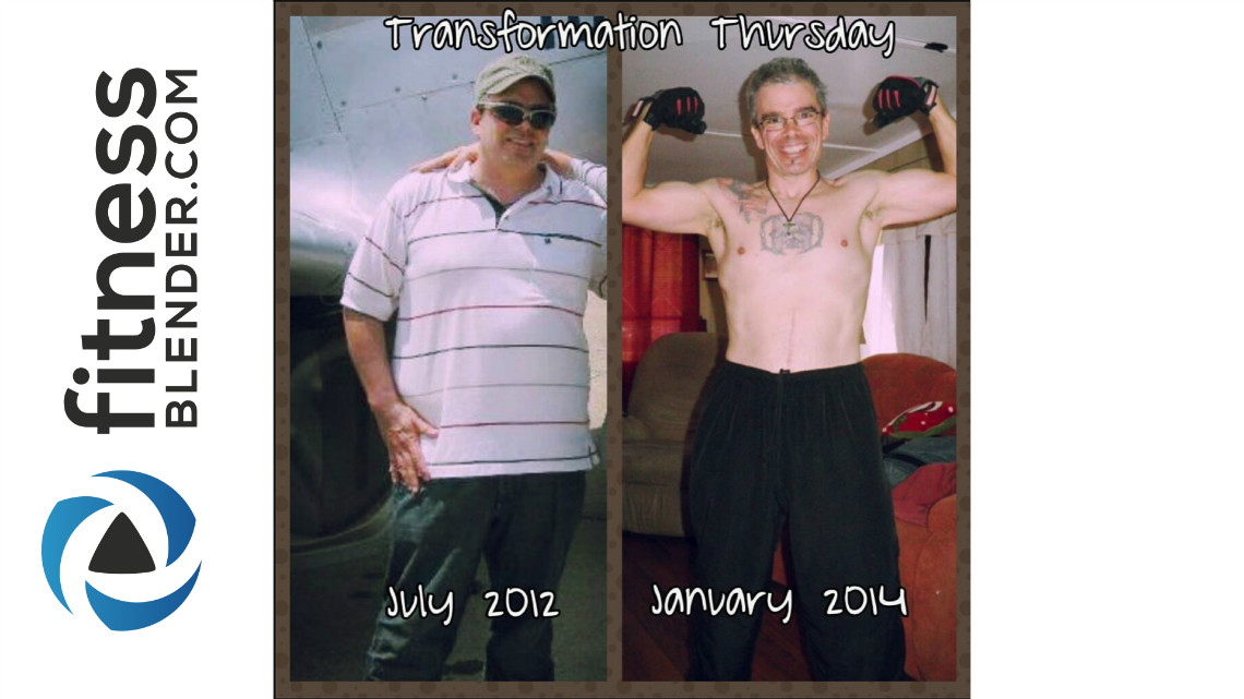 Daniel's Before and After Down 100 lbs and Healthy Fitness Blender