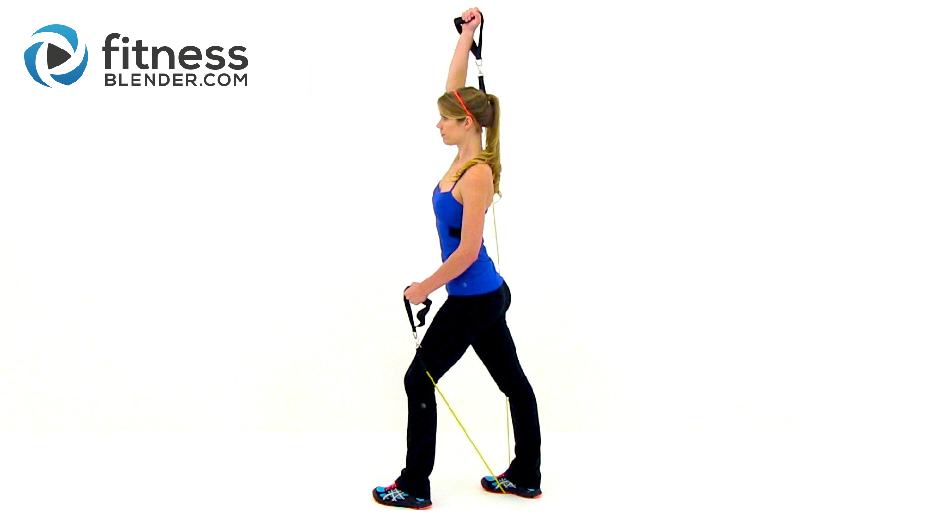 At Home Resistance Band Workout For The Upper Body Exercise Band Training Fitness Blender They come in a variety of sizes, lengths, and resistance levels. at home resistance band workout for the upper body exercise band training